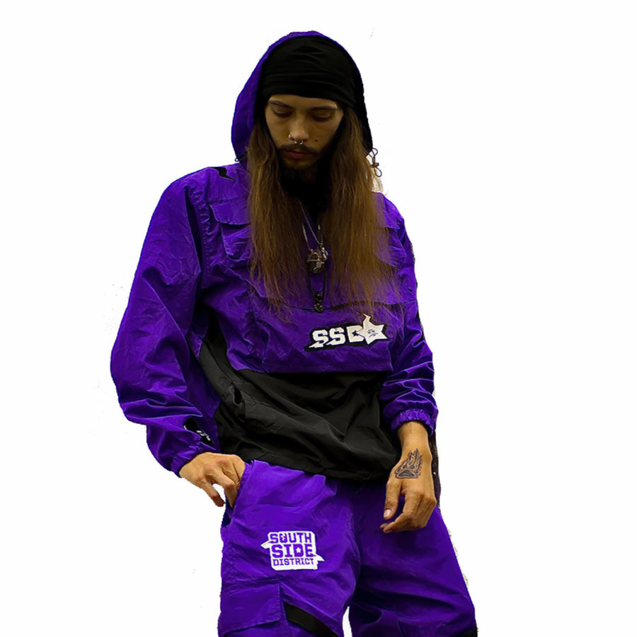 Morato Purple Windbreaker Set