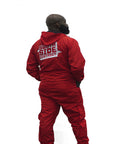 Crimson Red Windbreaker Set (Unisex)