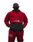 Crimson Red Windbreaker Set (Unisex)