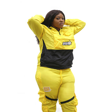 Electric Yellow Windbreaker Set (Unisex)