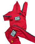 Crimson Red Jogging Suit (Unisex)