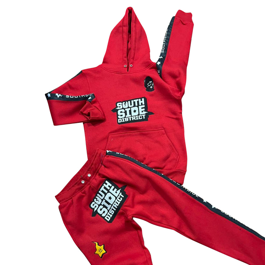 Crimson Red Jogging Suit (Unisex)